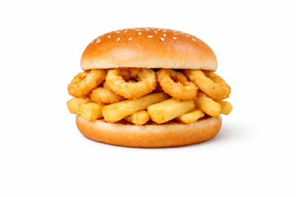 Calamari Roll Chip Burger
